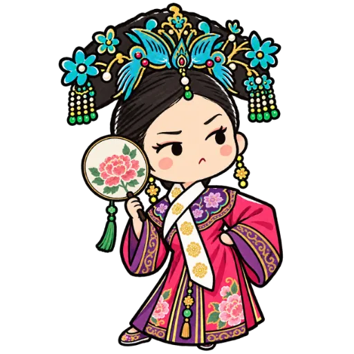 华妃执扇
